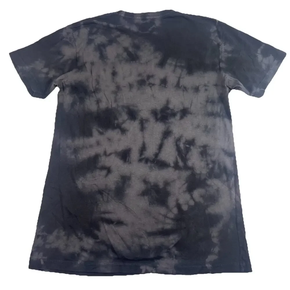Dom Fight Gear T-Shirt Size M Black Gray Tie Dye Texas Flag MMA American Made